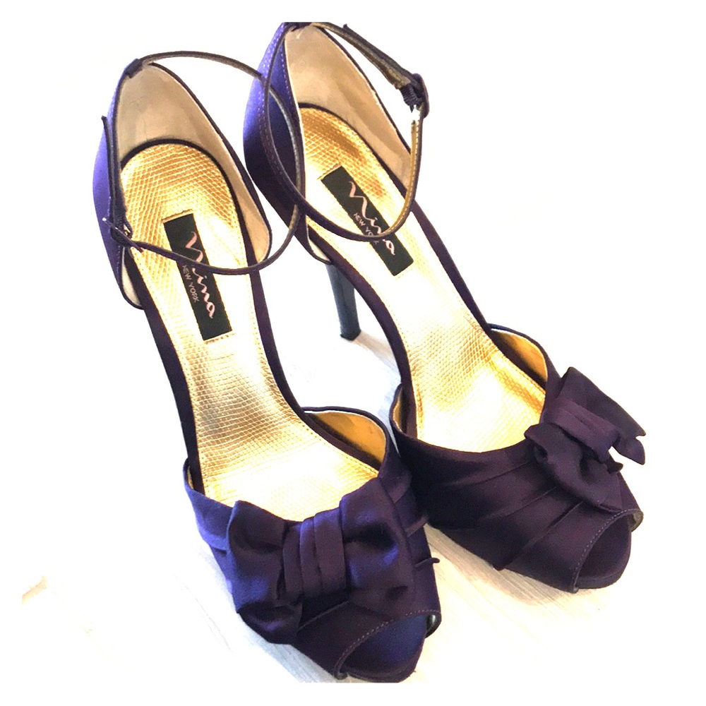 Nina deep purple heel